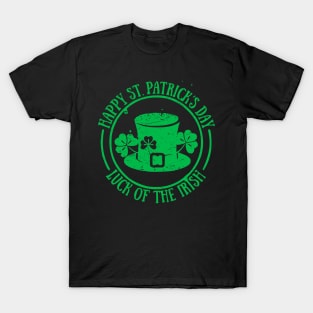 Happy St. Patrick's Day Leprechaun Shamrock T-Shirt T-Shirt